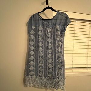 Elegant Blue Shift Dress by Sundance